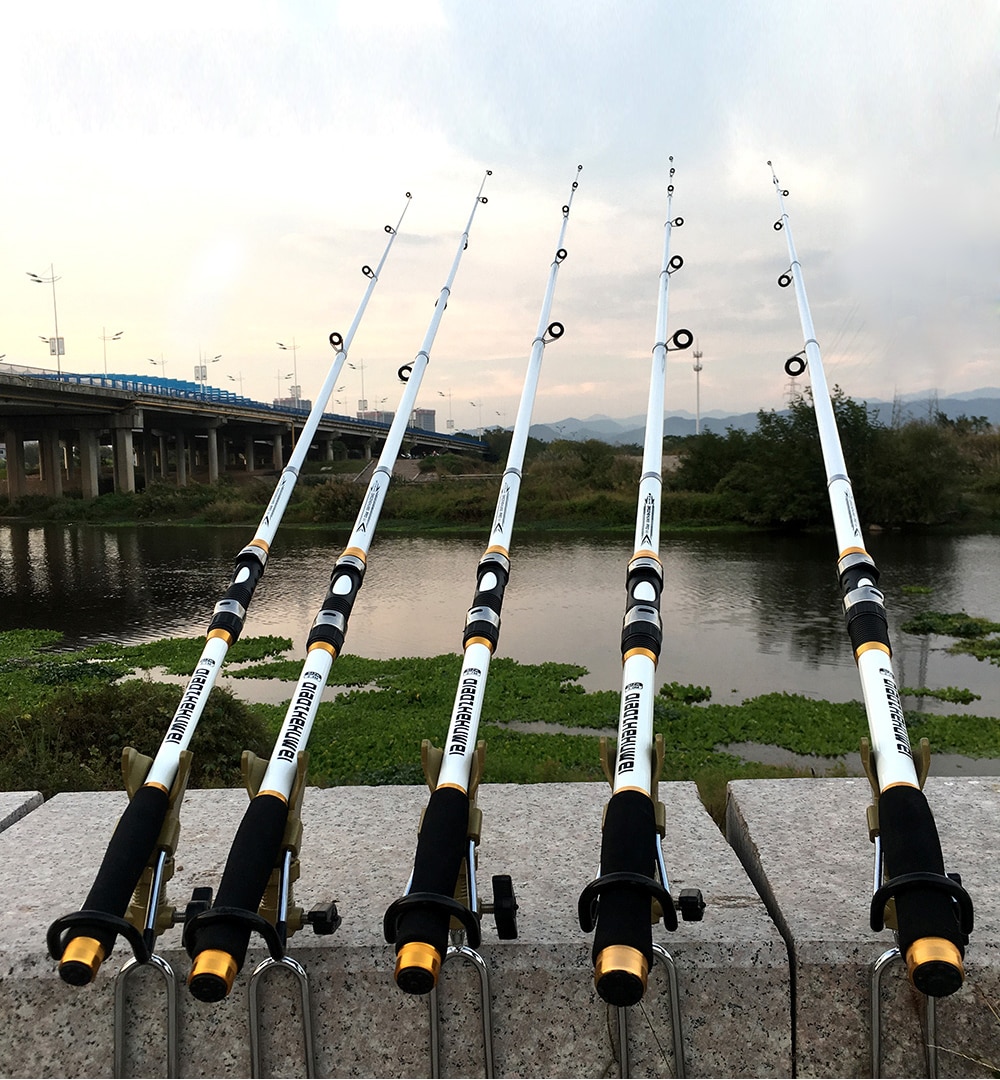 Ghotda Fishing Spinning Rod Outdoor Portable Fold Telescopic