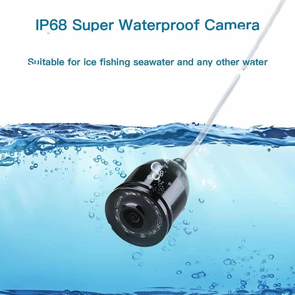 EYOYO EF43A 20M 1000TVL Fish Finder Underwater Ice Fishing Camera 4.3" LCD Monitor 8PCS LED Night Vision Camera for Fishing Lamp