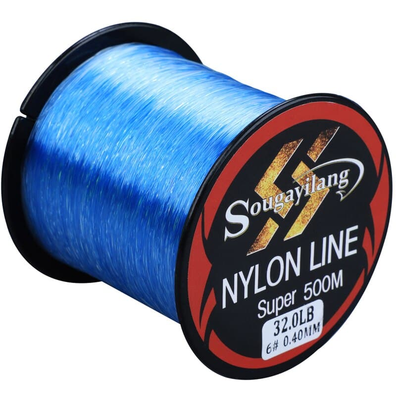 Sougayilang 500M Monofilament Line 11-36.3LB Super Strong Nylon Fishing Line Leader Line Sinking Line Carp Fishing Accessories