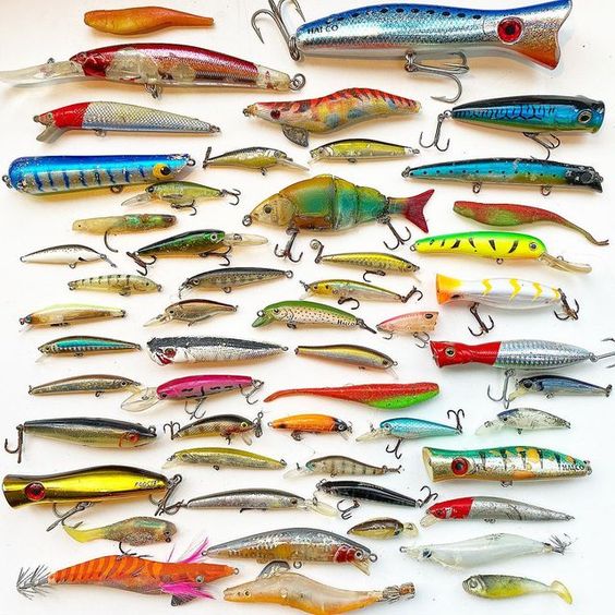 Collection of topwater lures