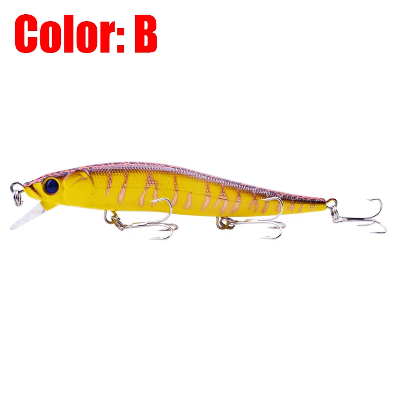 1Pcs Minnow Wobblers Fishing Lures 11.5cm 13.5g Floating Crankbaits Tackle 3D Eyes Isca Bass Artificial Hard Bait Dive 1.5M