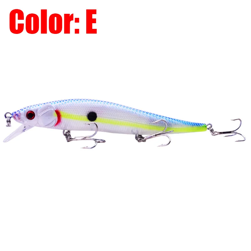 1Pcs Minnow Wobblers Fishing Lures 11.5cm 13.5g Floating Crankbaits Tackle 3D Eyes Isca Bass Artificial Hard Bait Dive 1.5M