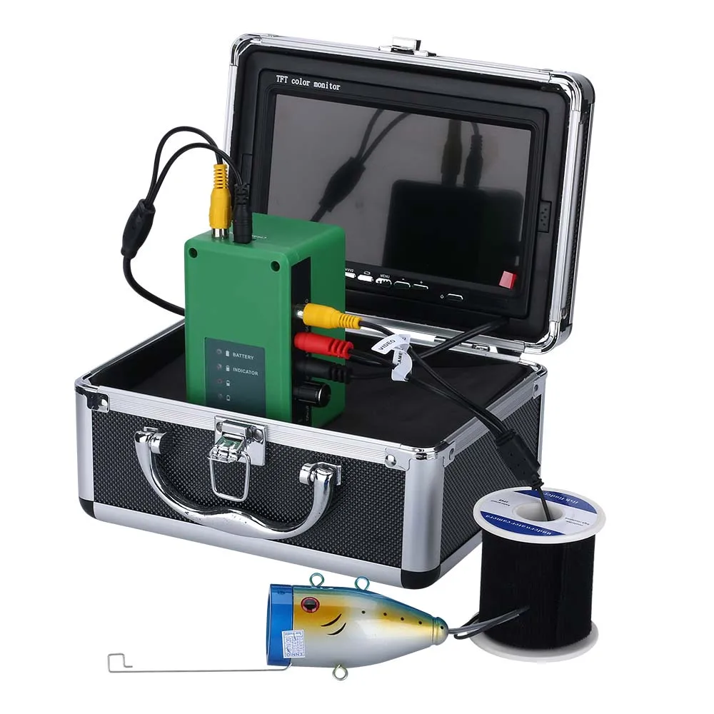 GAMWATER (DVR) Winter Fish Fidner Underwater Fishing Camera 7 Inch 1000TVL IP68 Waterproof 15M 30M 50M For Ice/Sea/River Fishing GAMWATER (DVR) Winter Fish Fidner Underwater Fishing Camera 7 Inch 1000TVL IP68 Waterproof 15M 30M 50M For Ice/Sea/River Fishing