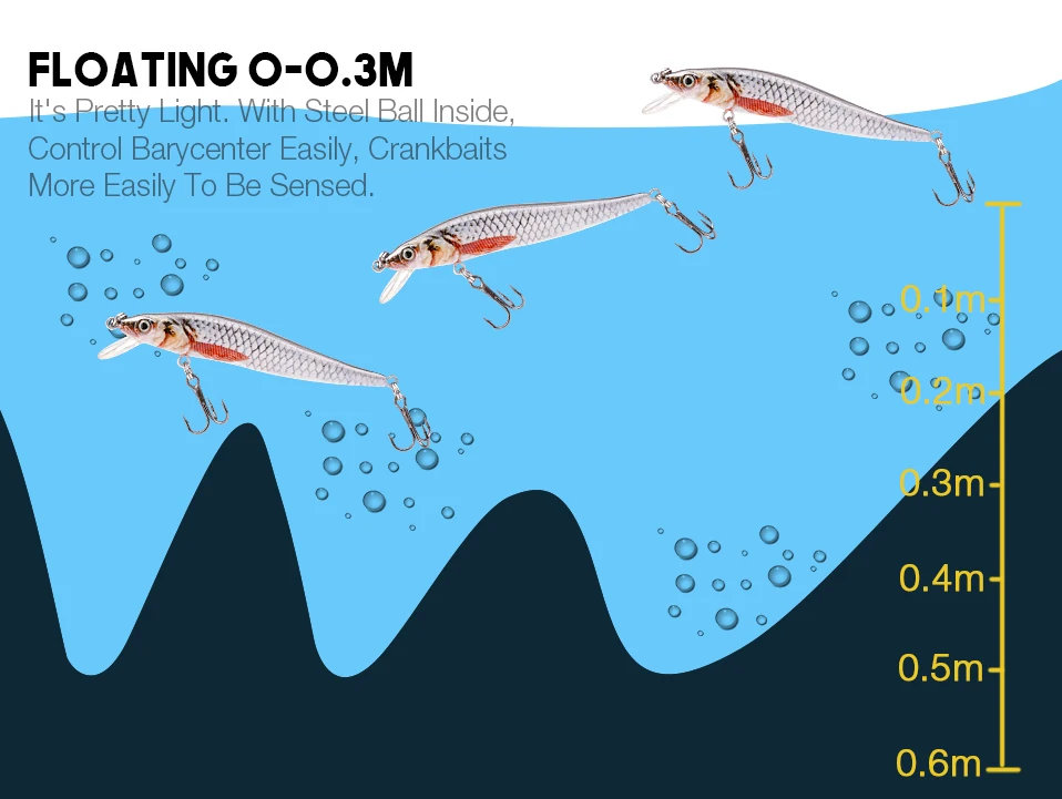TREHOOK 2g/6g Mini Minnow Fishing Lure Floating Pike Wobbler Artificial Bait Black Minnow Jerkbait Crankbait Fishing Tackle Lure TREHOOK 2g/6g Mini Minnow Fishing Lure Floating Pike Wobbler Artificial Bait Black Minnow Jerkbait Crankbait Fishing Tackle Lure