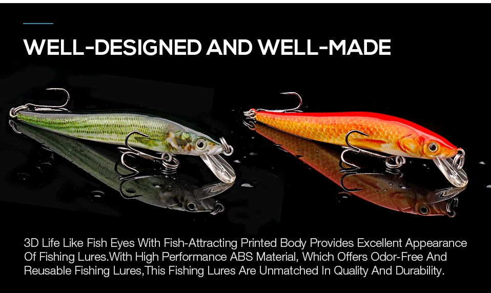 TREHOOK 2g/6g Mini Minnow Fishing Lure Floating Pike Wobbler Artificial Bait Black Minnow Jerkbait Crankbait Fishing Tackle Lure TREHOOK 2g/6g Mini Minnow Fishing Lure Floating Pike Wobbler Artificial Bait Black Minnow Jerkbait Crankbait Fishing Tackle Lure