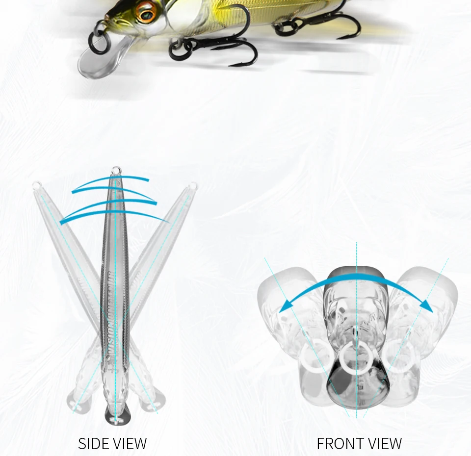 BEARKING 9.8cm 10g SP dive 2.1m professional Minnow Wobbler fishing lures quality jerkbaits Artificial Bait Predator tackles