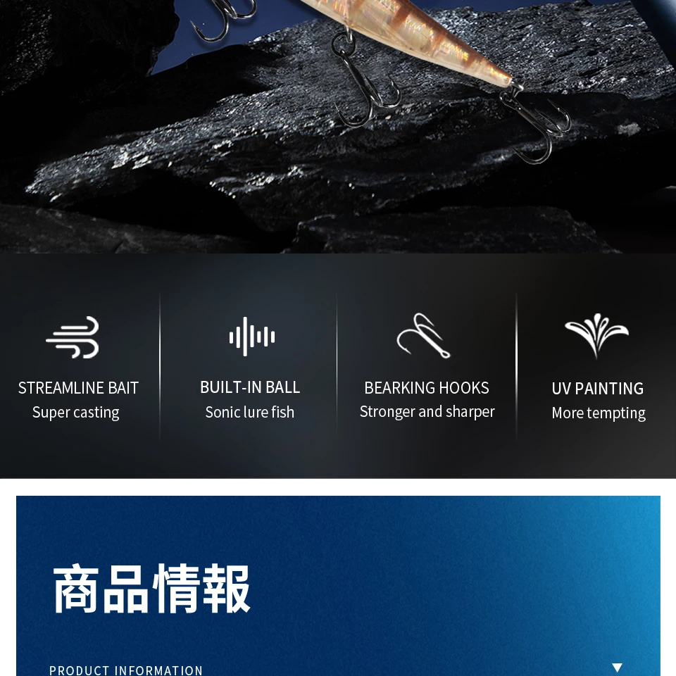 BEARKING 9.8cm 10g SP dive 2.1m professional Minnow Wobbler fishing lures quality jerkbaits Artificial Bait Predator tackles