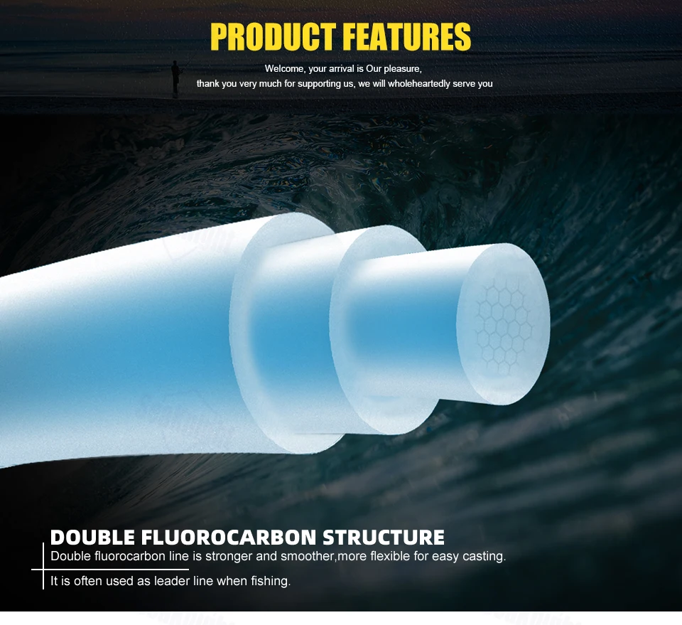 SeaKnight Brand MANSTER T2 Series 100% Fluorocarbon Fishing Line 100M, Carbon Fiber Line 3-35LB Upgrade Sinking Line Sea Fishing SeaKnight Brand MANSTER T2 Series 100% Fluorocarbon Fishing Line 100M, Carbon Fiber Line 3-35LB Upgrade Sinking Line Sea Fishing