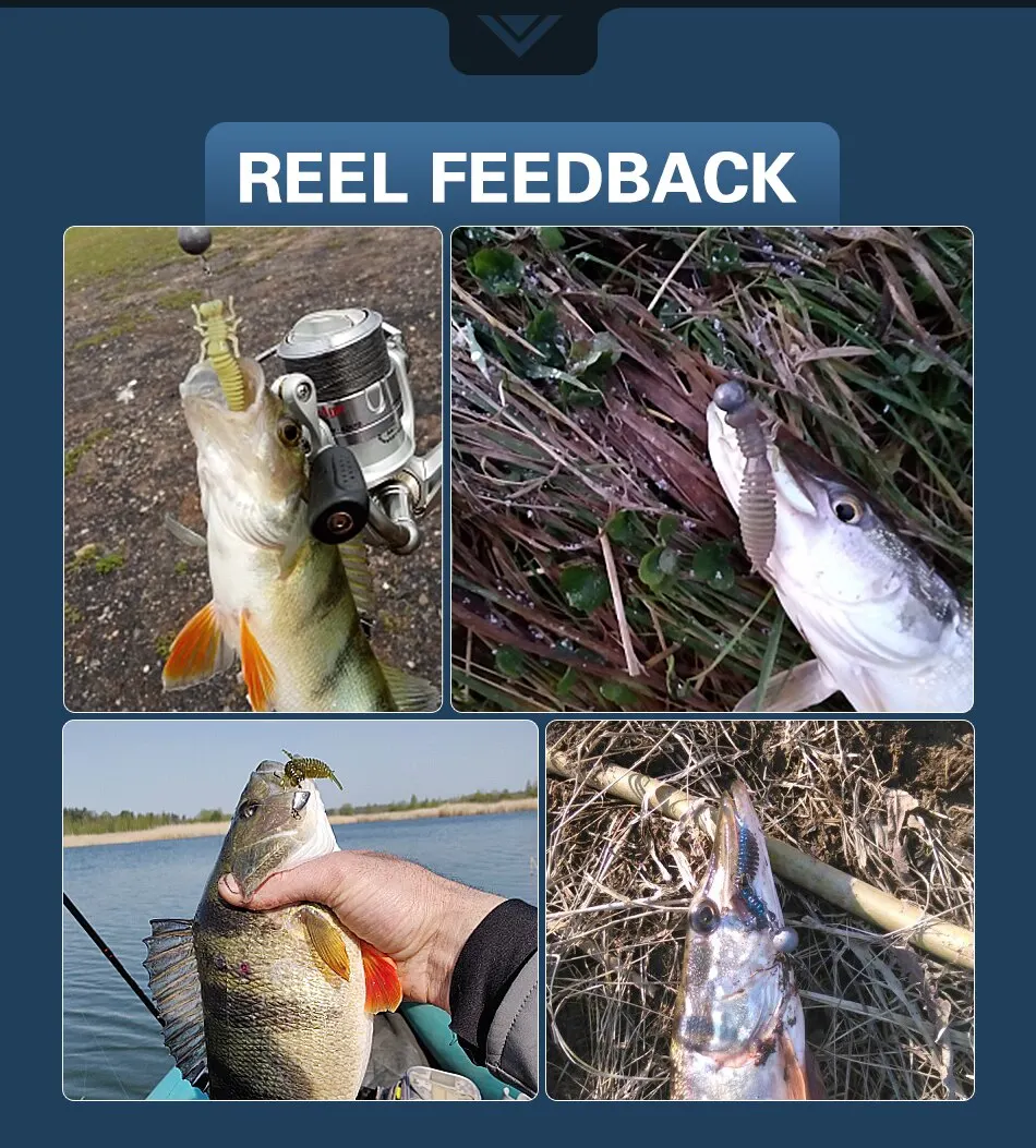 MEREDITH Larva Soft Lures Artificial Lures 50mm/10pcs Fishing Worm Silicone Bass Pike Minnow Swimbait Jigging Plastic Baits MEREDITH Larva Soft Lures Artificial Lures 50mm/10pcs Fishing Worm Silicone Bass Pike Minnow Swimbait Jigging Plastic Baits