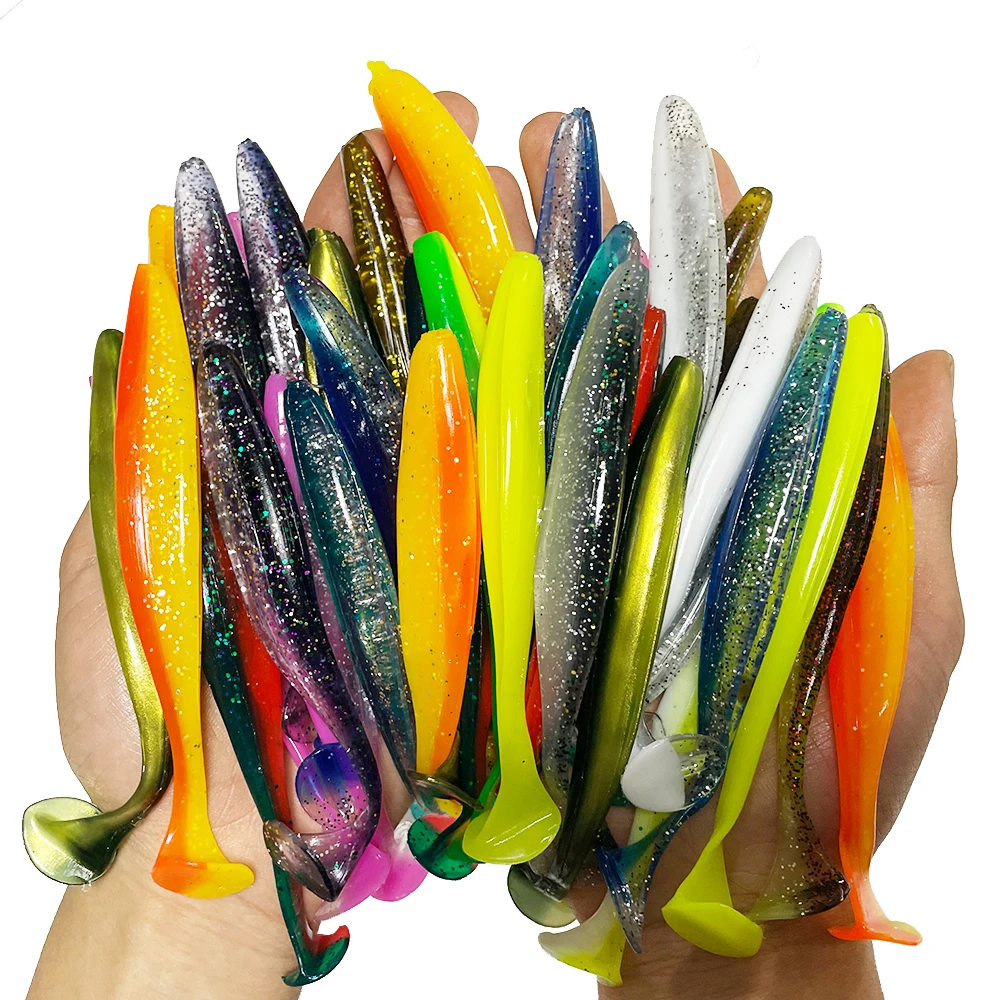 Silicone Baits 1-100pcs 70mm 90mm 120mm T Tail Shad Worm Soft Bait Artificial Bait Swimbait Bait Wobbler Soft Baits Fishing Spo Silicone Baits 1-100pcs 70mm 90mm 120mm T Tail Shad Worm Soft Bait Artificial Bait Swimbait Bait Wobbler Soft Baits Fishing Spo