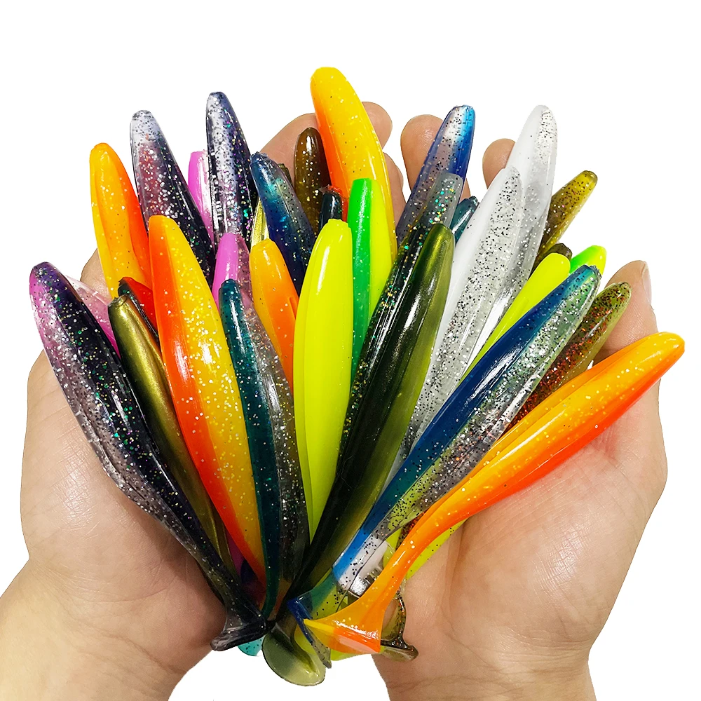 Silicone Baits 1-100pcs 70mm 90mm 120mm T Tail Shad Worm Soft Bait Artificial Bait Swimbait Bait Wobbler Soft Baits Fishing Spo Silicone Baits 1-100pcs 70mm 90mm 120mm T Tail Shad Worm Soft Bait Artificial Bait Swimbait Bait Wobbler Soft Baits Fishing Spo