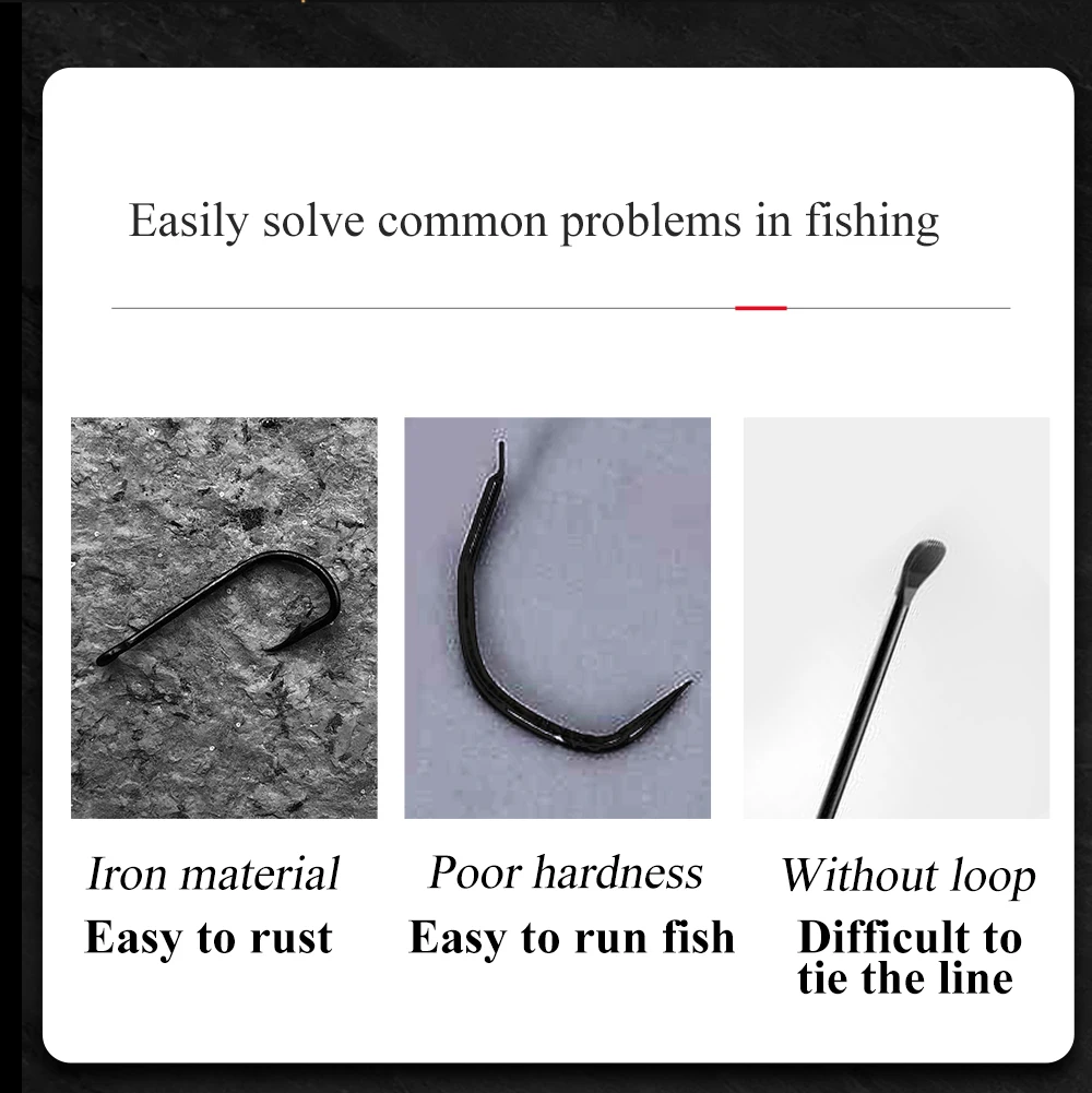 FTK 50-100Pcs/Box Fishing Hook Accessories CHINU Circle Carp Eyed Fishing Hook Japan High Carbon Steel Fishhook Single Worm Hook FTK 50-100Pcs/Box Fishing Hook Accessories CHINU Circle Carp Eyed Fishing Hook Japan High Carbon Steel Fishhook Single Worm Hook