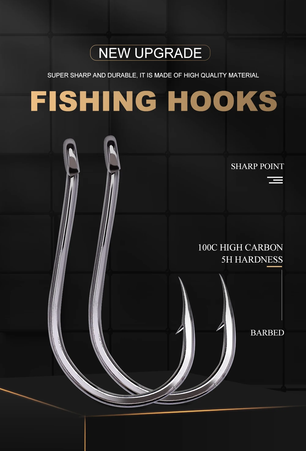 FTK 50-100Pcs/Box Fishing Hook Accessories CHINU Circle Carp Eyed Fishing Hook Japan High Carbon Steel Fishhook Single Worm Hook FTK 50-100Pcs/Box Fishing Hook Accessories CHINU Circle Carp Eyed Fishing Hook Japan High Carbon Steel Fishhook Single Worm Hook