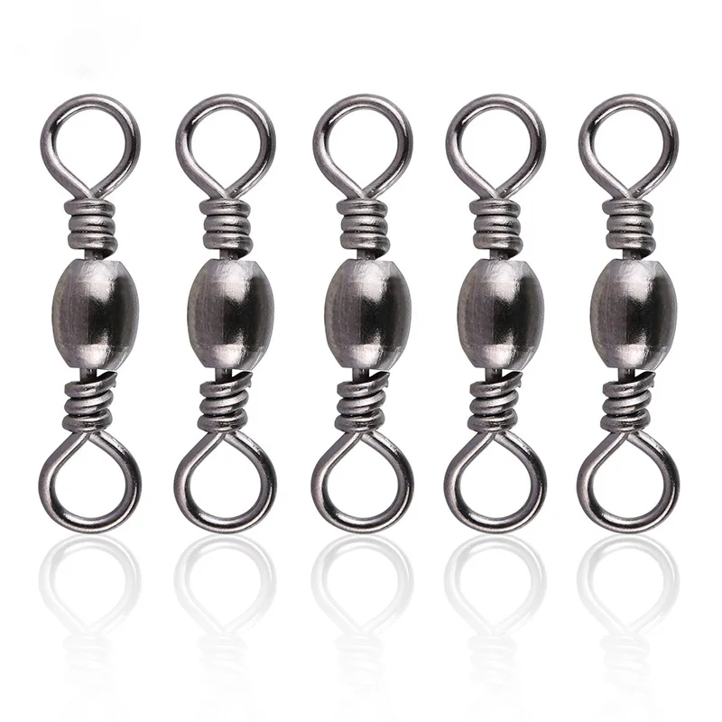 Goture 200pcs Fishing Rolling Swivel Snap Drag 16kg-46kg Stainless Steel Fishhooks Barrel Swivel Fishing Tackeles Line Connector Goture 200pcs Fishing Rolling Swivel Snap Drag 16kg-46kg Stainless Steel Fishhooks Barrel Swivel Fishing Tackeles Line Connector