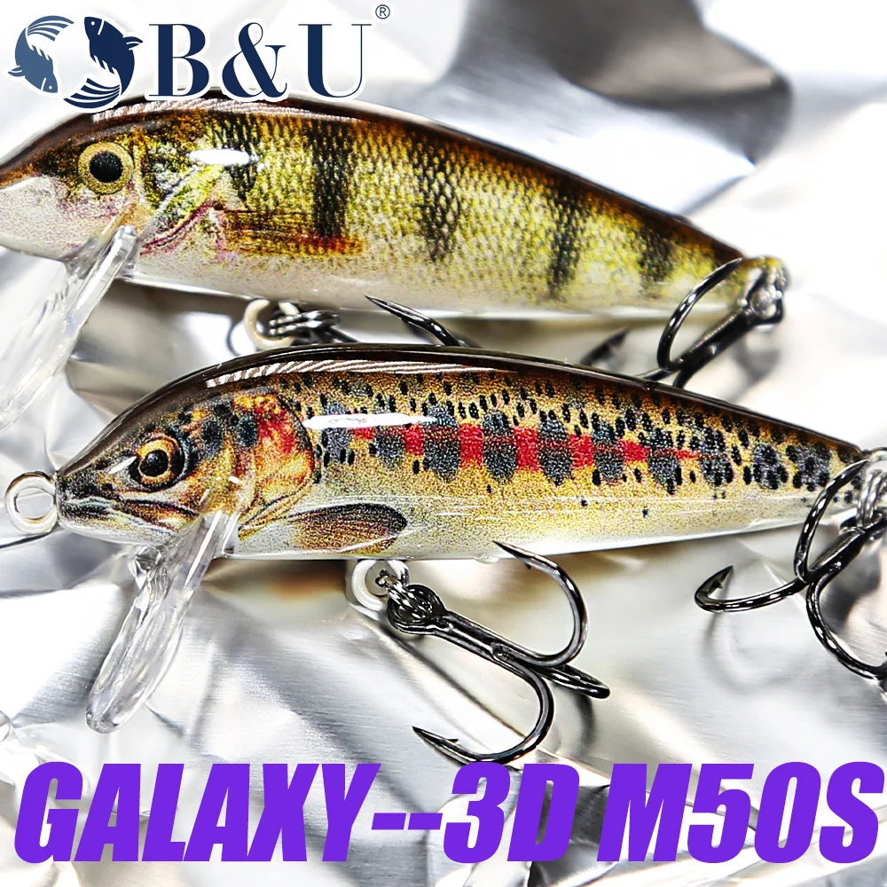 B&U Sinking Minnow Wobblers Fishing Lures For Bass Perch Pike Trout Lure and Hard Bait Jerkbait for Perch Fishing Tackle BU Sinking Minnow Wobbler
B&U Sinking Minnow Wobblers Fishing Lures For Bass Perch Pike Trout Lure and Hard Bait Jerkbait for Perch Fishing Tackle
