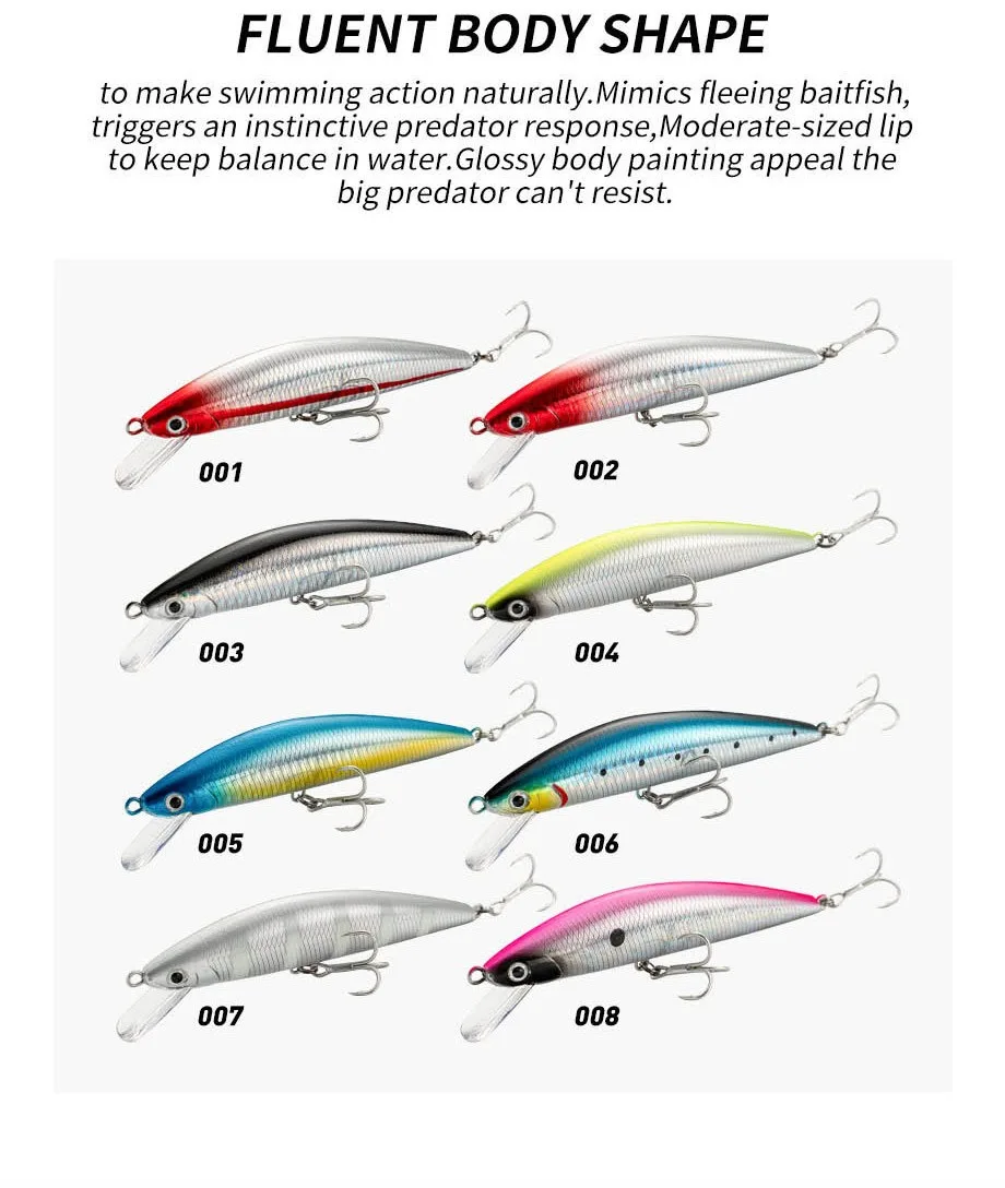 Sinking Minnow Fishing Lures 40g 60g Sea fishing Wobbler Fishing lures Big Fish Hard Bait Pesca Sea Bass Tuna Sea Wolf Mackerel Sinking Minnow Fishing Lures 40g 60g Sea fishing Wobbler Fishing lures Big Fish Hard Bait Pesca Sea Bass Tuna Sea Wolf Mackerel