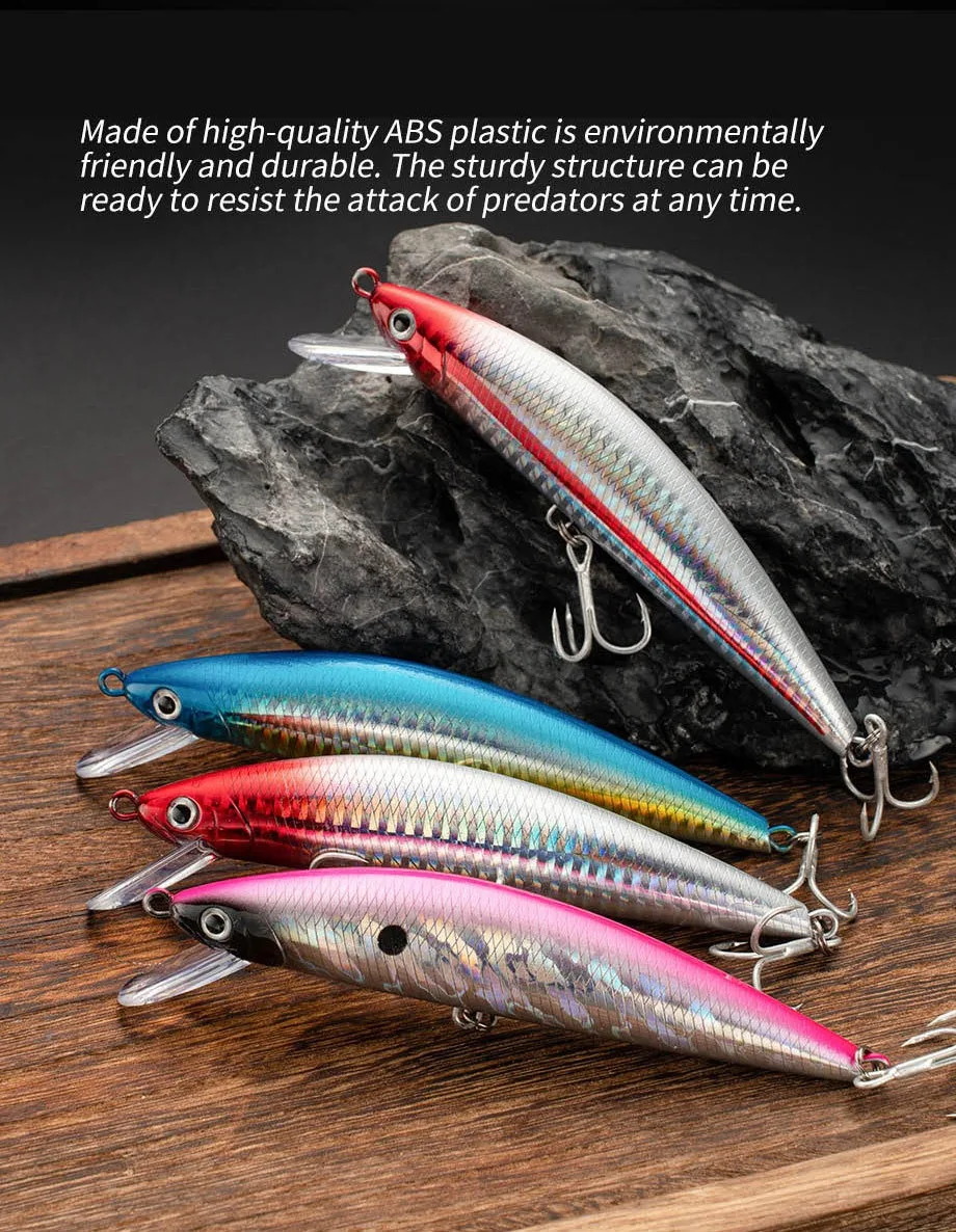Sinking Minnow Fishing Lures 40g 60g Sea fishing Wobbler Fishing lures Big Fish Hard Bait Pesca Sea Bass Tuna Sea Wolf Mackerel Sinking Minnow Fishing Lures 40g 60g Sea fishing Wobbler Fishing lures Big Fish Hard Bait Pesca Sea Bass Tuna Sea Wolf Mackerel