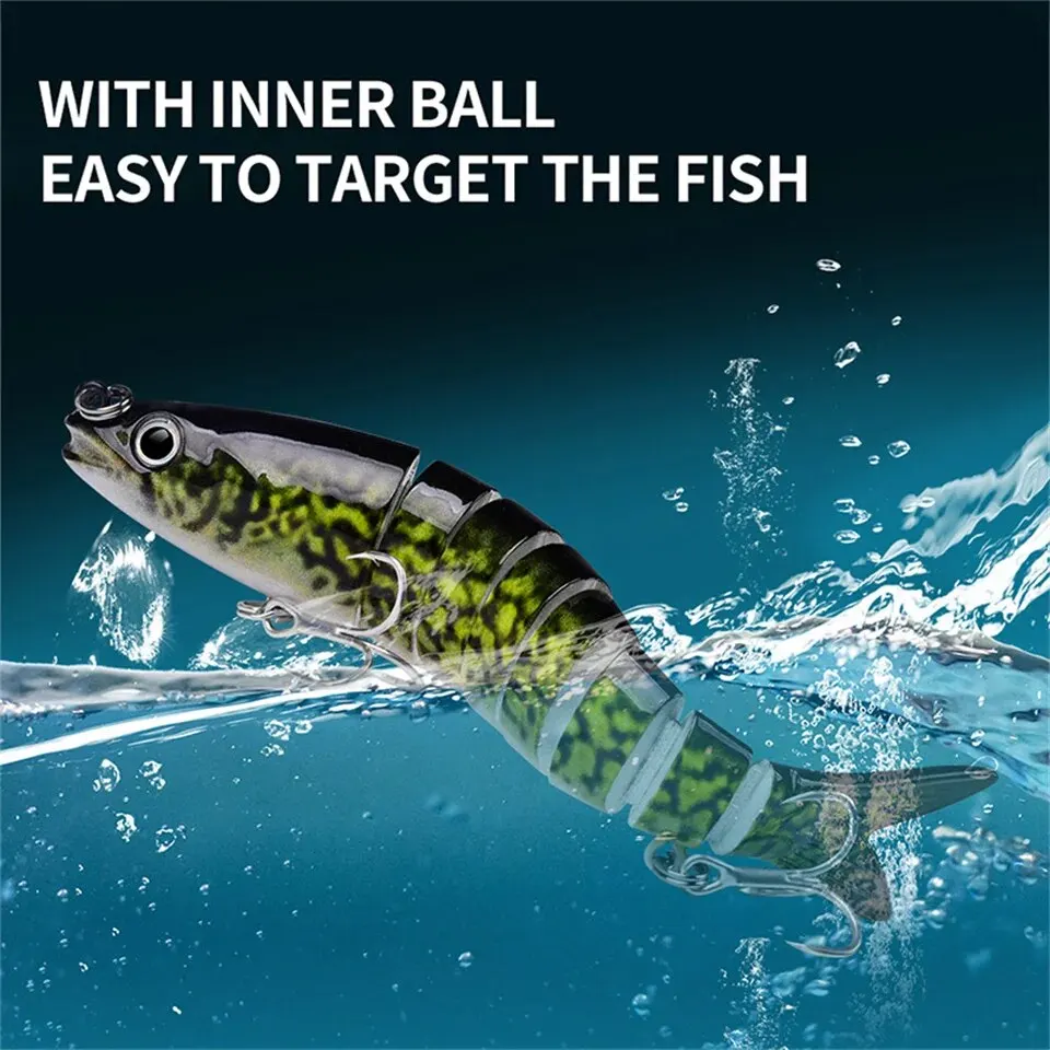 Multi Section Lure Bait Fish 13.5cm 19g Artificial Fishing Hard Bait For Dogfish Pike Perch Fake Swimbait Sea Fishing Pesca Multi Section Lure Bait Fish 13.5cm 19g Artificial Fishing Hard Bait For Dogfish Pike Perch Fake Swimbait Sea Fishing Pesca