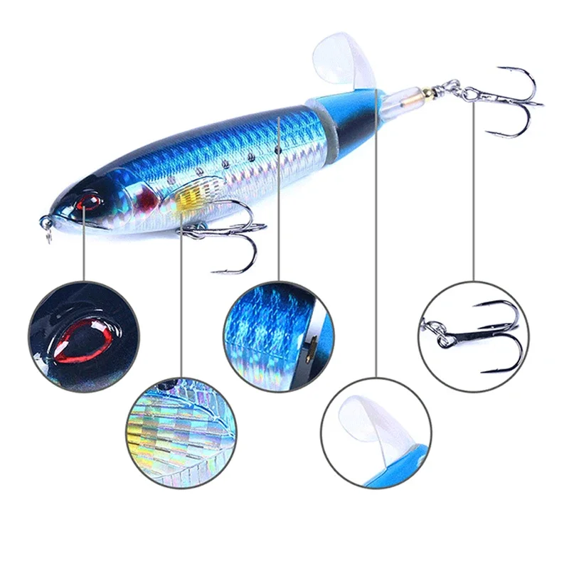 Popper Fishing Lure Set 11cm/14g Artificial Topwater Hard Bait Rotating Wobblers Tackle Fishing Bait Accessories 5/10Pcs Pesca Popper Fishing Lure Set 11cm/14g Artificial Topwater Hard Bait Rotating Wobblers Tackle Fishing Bait Accessories 5/10Pcs Pesca