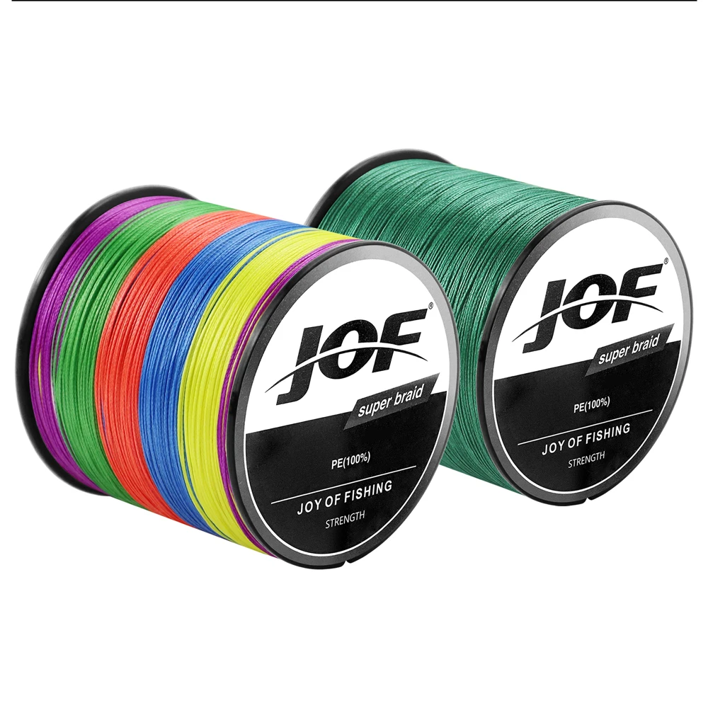 JOF 4 Strands Braided Fishing Line Multifilament 300M 500M 1000M Carp Fishing Japan Braided Wire Sea Fishing Accessories Pe Line JOF 4 Strands Braided Fishing Line Multifilament 300M 500M 1000M Carp Fishing Japan Braided Wire Sea Fishing Accessories Pe Line