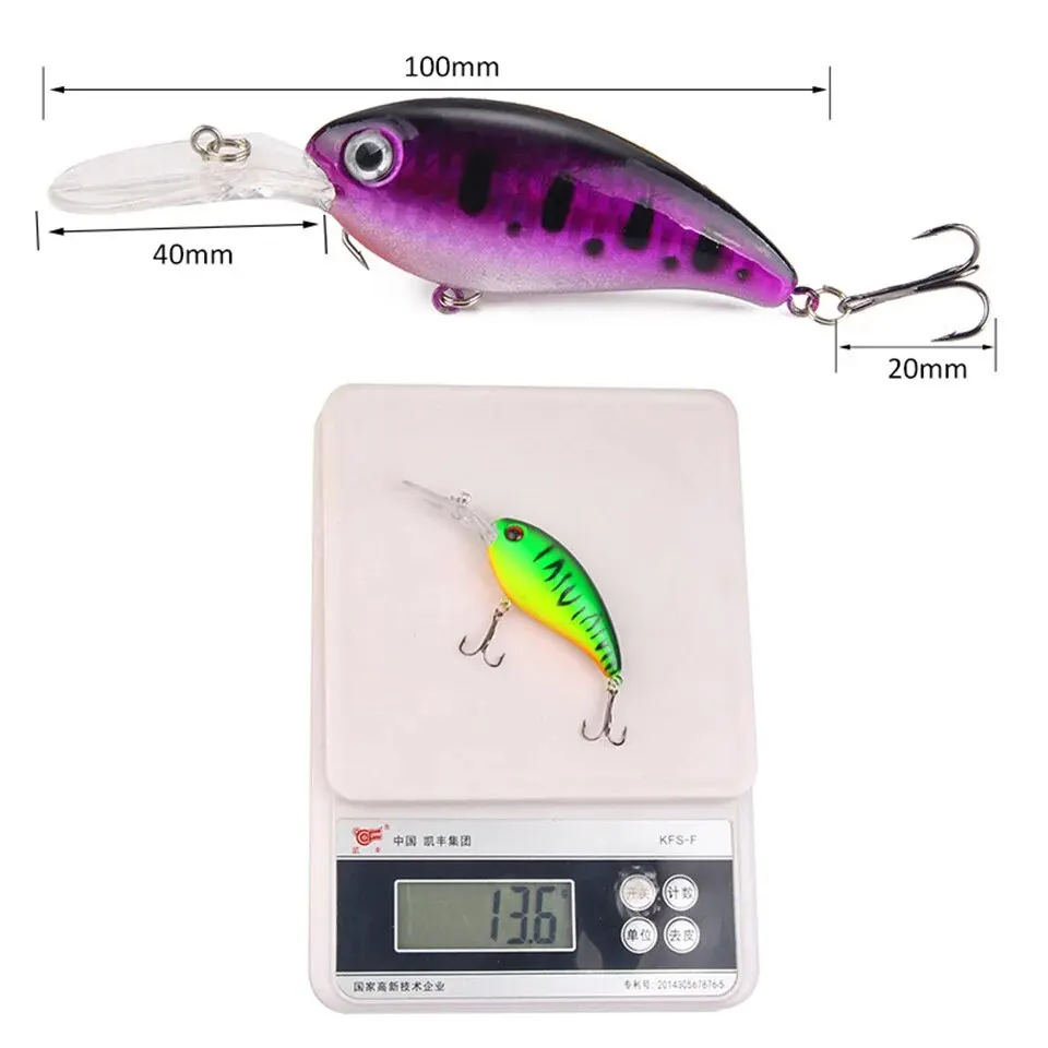 Crank Fishing Lure Bait Wobbler 13.6g 10cm Minnow Isca Artificial 3D Eyes Lures Crankbait For Bass Pike Carp Pesca Tackle 10cm Crank Fishing Lure
Crank Fishing Lure Bait Wobbler 13.6g 10cm Minnow Isca Artificial 3D Eyes Lures Crankbait For Bass Pike Carp Pesca Tackle