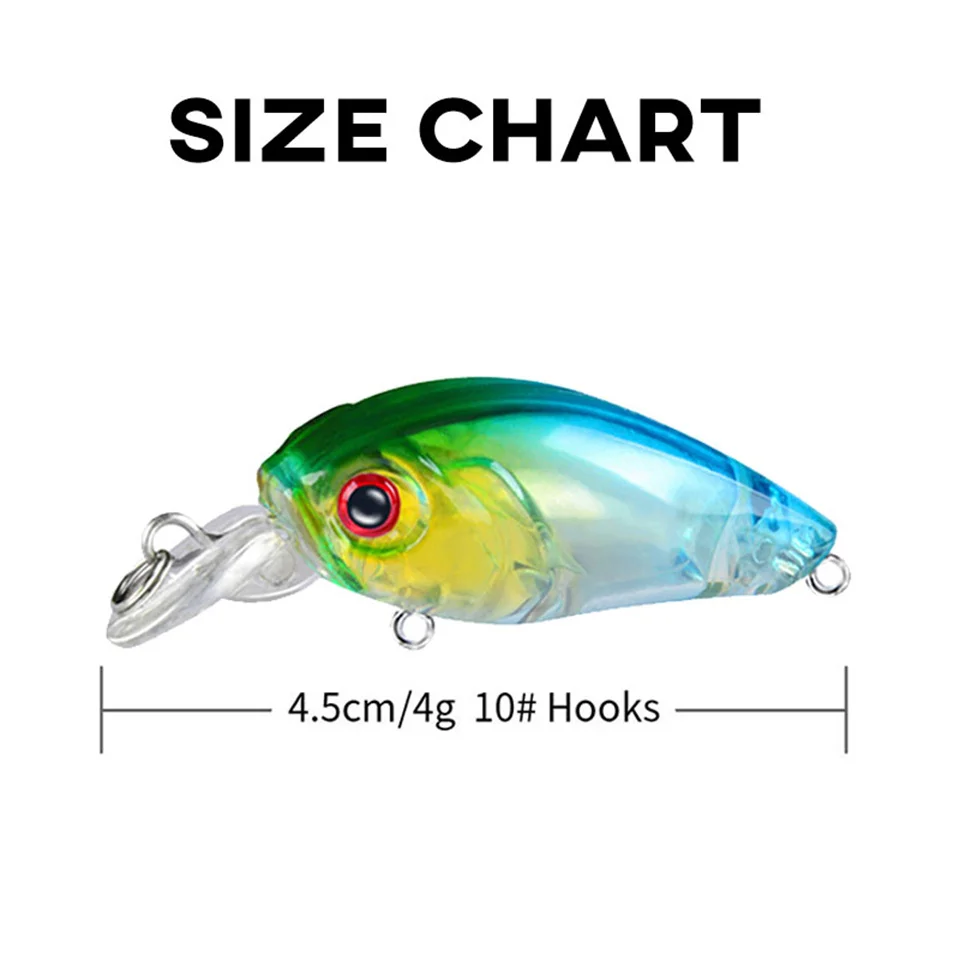 Crankbait Fishing Bait 8pcs 4g 4.5cm Artificial Hard Baits Crank Lure Set Sinking Minnow Jerkbait Wobbler Fishing Tackle Pesca crankbait fishing bait set
Crankbait Fishing Bait 8pcs 4g 4.5cm Artificial Hard Baits Crank Lure Set Sinking Minnow Jerkbait Wobbler Fishing Tackle Pesca