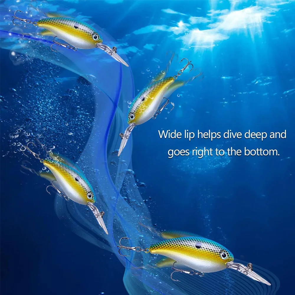 1Pcs Crank Fishing Bait With Multiple Colors Biomimetic False Bait 10CM-14G Plastic Float Crank Bait Fishing Tackle Accessories 1Pcs Crank Fishing Bait With Multiple Colors Biomimetic False Bait 10CM-14G Plastic Float Crank Bait Fishing Tackle Accessories