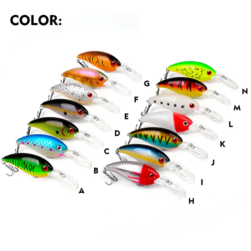 1Pcs Crank Fishing Bait With Multiple Colors Biomimetic False Bait 10CM-14G Plastic Float Crank Bait Fishing Tackle Accessories 1Pcs Crank Fishing Bait With Multiple Colors Biomimetic False Bait 10CM-14G Plastic Float Crank Bait Fishing Tackle Accessories