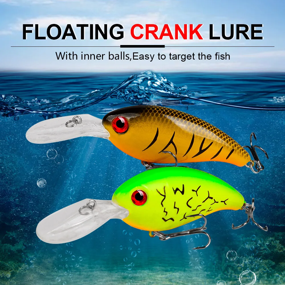 1Pcs Crank Fishing Bait With Multiple Colors Biomimetic False Bait 10CM-14G Plastic Float Crank Bait Fishing Tackle Accessories 1Pcs Crank Fishing Bait With Multiple Colors Biomimetic False Bait 10CM-14G Plastic Float Crank Bait Fishing Tackle Accessories