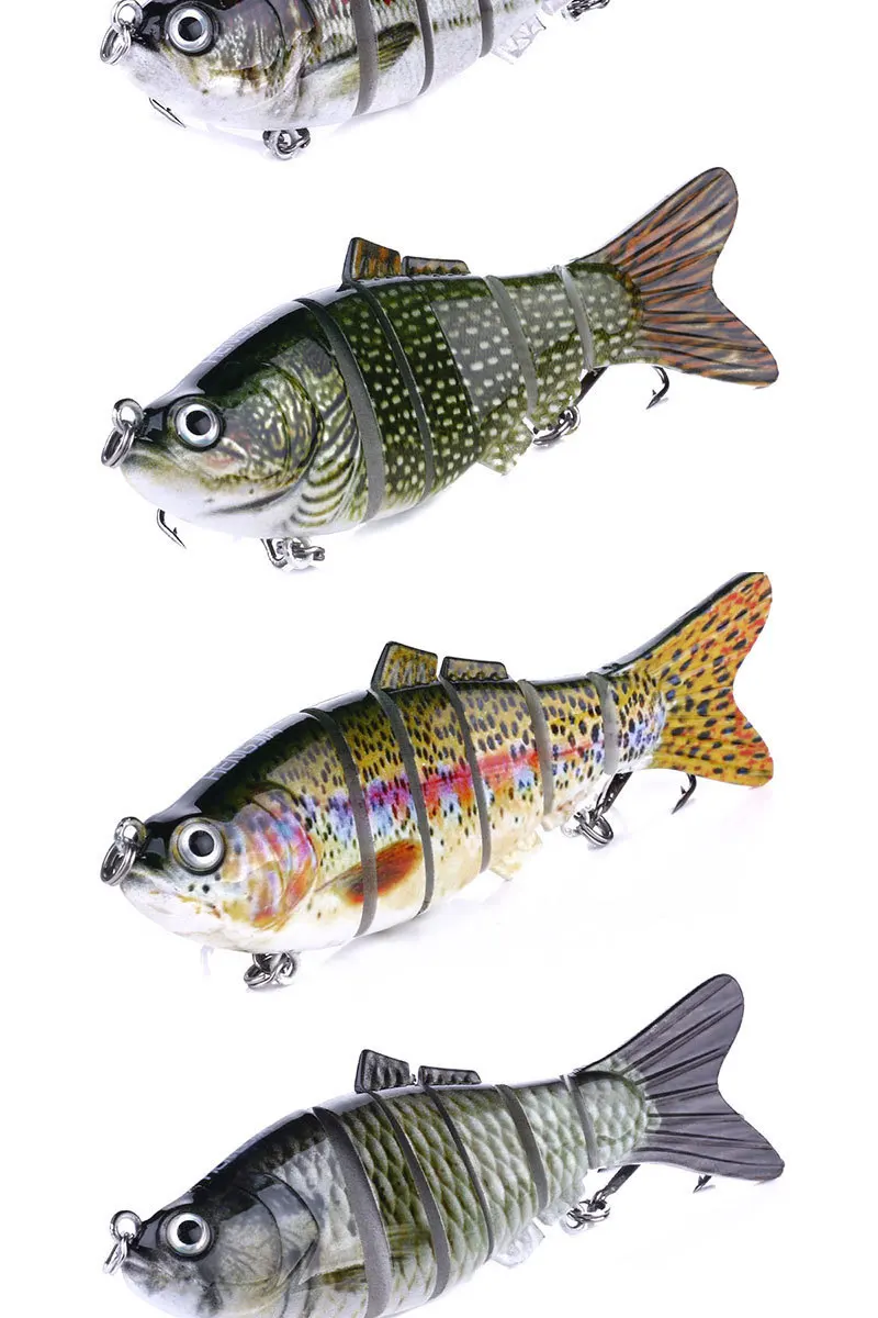 6 Segment Multi Jointed Fishing Lure Sinking 10cm/17.5g Swimbait Artificial Wobblers Crankbait Hard Bait Pesca Tackle 5/3/1Pcs 6 Segment Multi Jointed Fishing Lure Sinking 10cm/17.5g Swimbait Artificial Wobblers Crankbait Hard Bait Pesca Tackle 5/3/1Pcs
