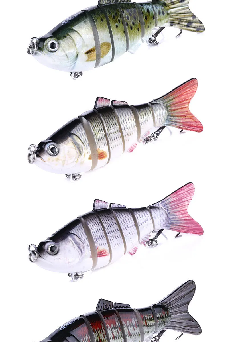 6 Segment Multi Jointed Fishing Lure Sinking 10cm/17.5g Swimbait Artificial Wobblers Crankbait Hard Bait Pesca Tackle 5/3/1Pcs 6 Segment Multi Jointed Fishing Lure Sinking 10cm/17.5g Swimbait Artificial Wobblers Crankbait Hard Bait Pesca Tackle 5/3/1Pcs