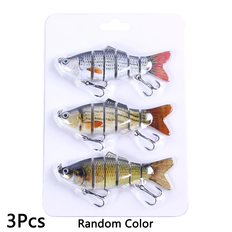 6 Segment Multi Jointed Fishing Lure Sinking 10cm/17.5g Swimbait Artificial Wobblers Crankbait Hard Bait Pesca Tackle 5/3/1Pcs 6 Segment Multi Jointed Fishing Lure Sinking 10cm/17.5g Swimbait Artificial Wobblers Crankbait Hard Bait Pesca Tackle 5/3/1Pcs