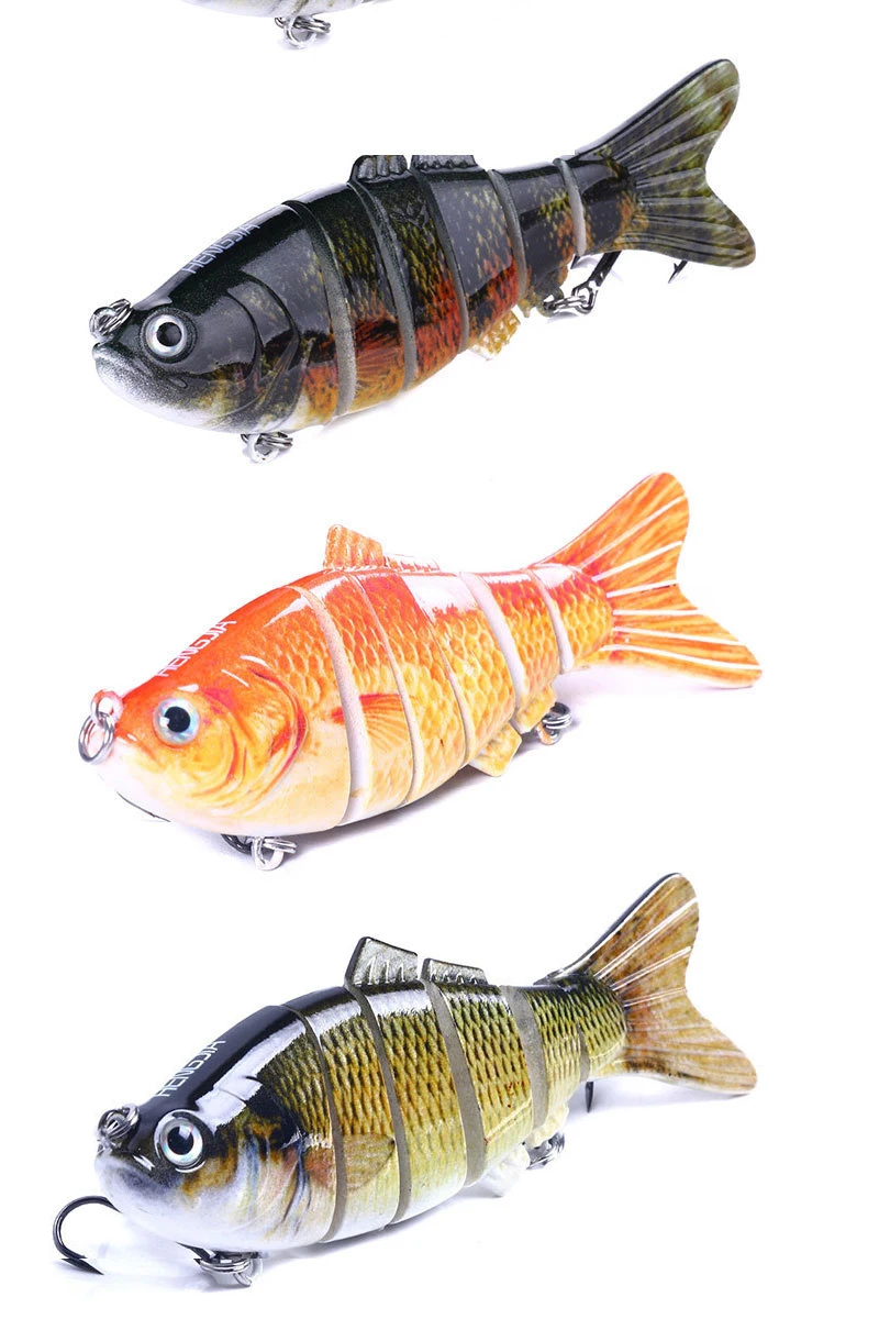 6 Segment Multi Jointed Fishing Lure Sinking 10cm/17.5g Swimbait Artificial Wobblers Crankbait Hard Bait Pesca Tackle 5/3/1Pcs 6 Segment Multi Jointed Fishing Lure Sinking 10cm/17.5g Swimbait Artificial Wobblers Crankbait Hard Bait Pesca Tackle 5/3/1Pcs
