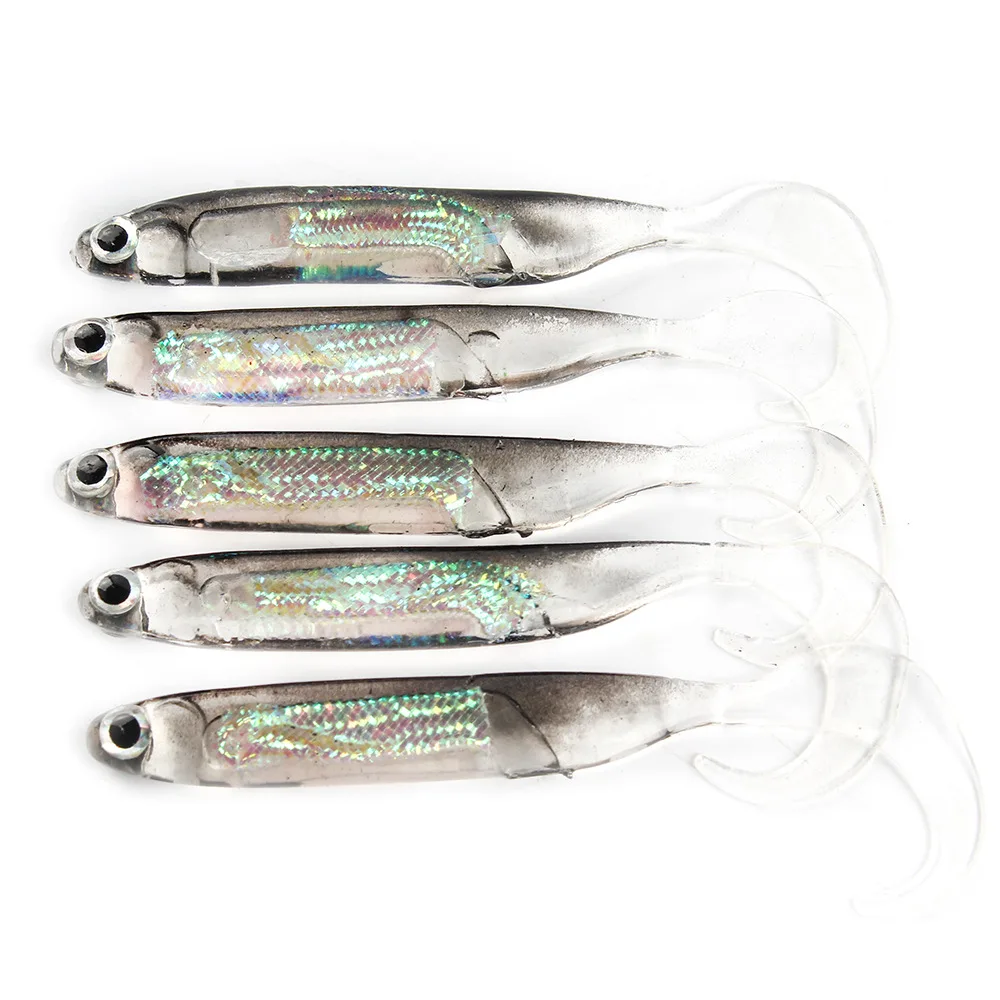 5Pcs/lot Fishing Soft Bait 7CM 7.5CM 1.7G 2.3G 2.7G T Tail fish Fishing Lures Rainbow Color Sequin Swing Fishing Spinner Bait t tail soft bait
5Pcs/lot Fishing Soft Bait 7CM 7.5CM 1.7G 2.3G 2.7G T Tail fish Fishing Lures Rainbow Color Sequin Swing Fishing Spinner Bait