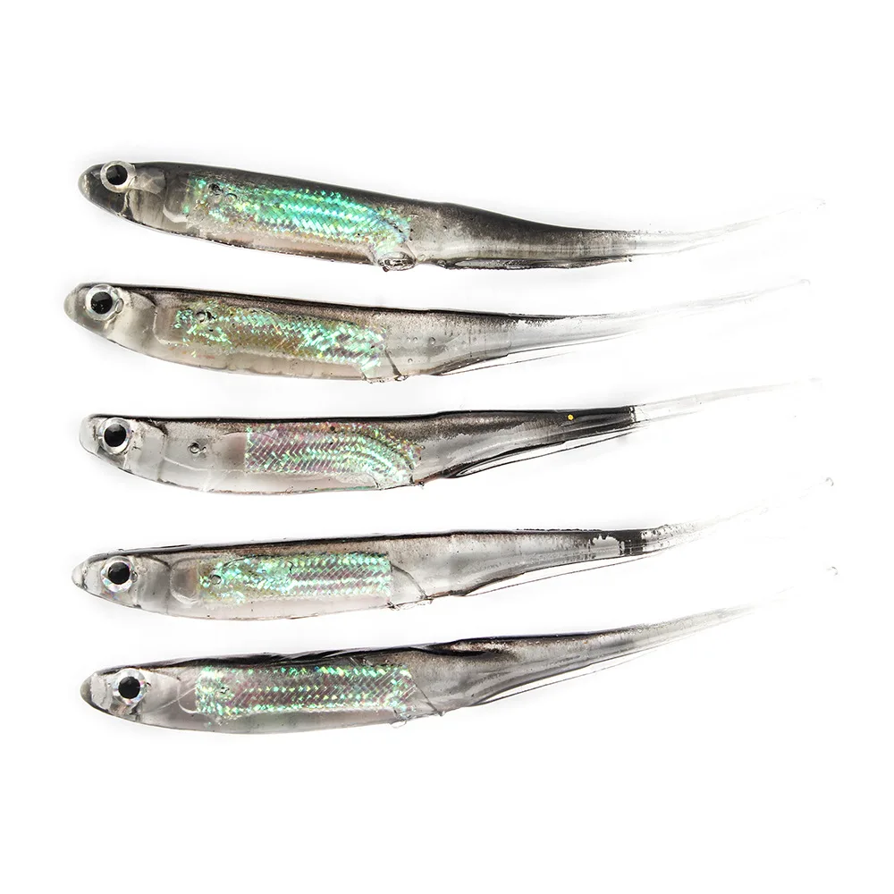 5Pcs/lot Fishing Soft Bait 7CM 7.5CM 1.7G 2.3G 2.7G T Tail fish Fishing Lures Rainbow Color Sequin Swing Fishing Spinner Bait t tail soft bait
5Pcs/lot Fishing Soft Bait 7CM 7.5CM 1.7G 2.3G 2.7G T Tail fish Fishing Lures Rainbow Color Sequin Swing Fishing Spinner Bait