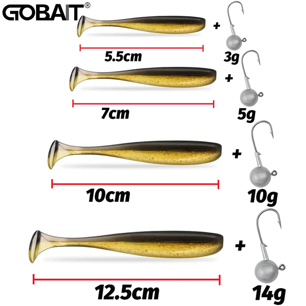 13PCS Soft Lure Hook 5.5cm 7cm 10cm 12.5cm T Tail Worm 3PCS Metal Jig Head 3g 5g 10g 14g Carp Fishing Pesca Swimbait Gear Bait 13PCS Soft Lure Hook 5.5cm 7cm 10cm 12.5cm T Tail Worm 3PCS Metal Jig Head 3g 5g 10g 14g Carp Fishing Pesca Swimbait Gear Bait