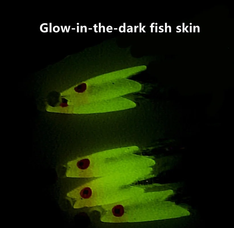 5/6Pcs Multi-Color Soft Silverskin Fishing Lure Set Imitation Fish Shrimp Bait with Crystal Barbed Hook for Variety Fish 5/6Pcs Multi-Color Soft Silverskin Fishing Lure Set Imitation Fish Shrimp Bait with Crystal Barbed Hook for Variety Fish