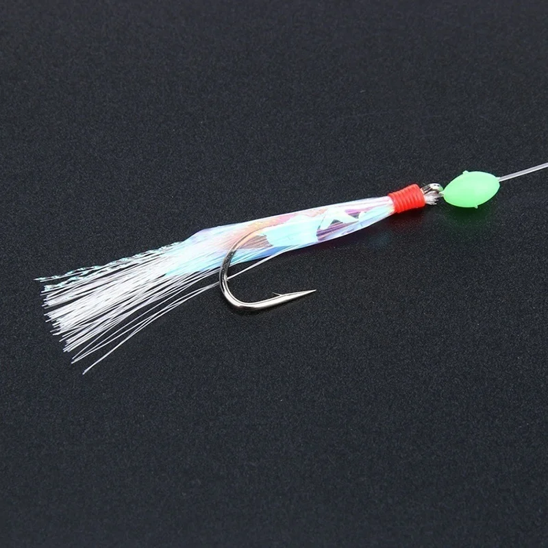 5/6Pcs Multi-Color Soft Silverskin Fishing Lure Set Imitation Fish Shrimp Bait with Crystal Barbed Hook for Variety Fish 5/6Pcs Multi-Color Soft Silverskin Fishing Lure Set Imitation Fish Shrimp Bait with Crystal Barbed Hook for Variety Fish