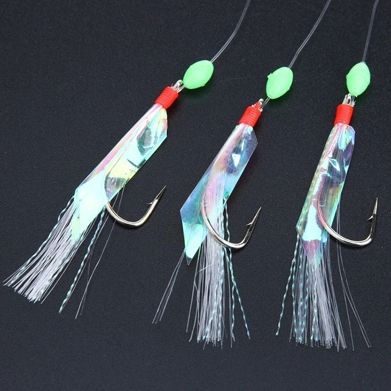 5/6Pcs Multi-Color Soft Silverskin Fishing Lure Set Imitation Fish Shrimp Bait with Crystal Barbed Hook for Variety Fish 5/6Pcs Multi-Color Soft Silverskin Fishing Lure Set Imitation Fish Shrimp Bait with Crystal Barbed Hook for Variety Fish