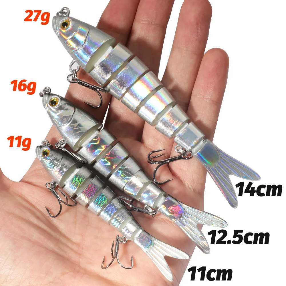 GOBAIT Swimbait 11g 16g 27g Multi Joint Lure Slow Sinking Bionic Segment Pesca Bass Treble Hook Carp Fishing Tackle Hard Bait GOBAIT multi joint swimbait
GOBAIT Swimbait 11g 16g 27g Multi Joint Lure Slow Sinking Bionic Segment Pesca Bass Treble Hook Carp Fishing Tackle Hard Bait