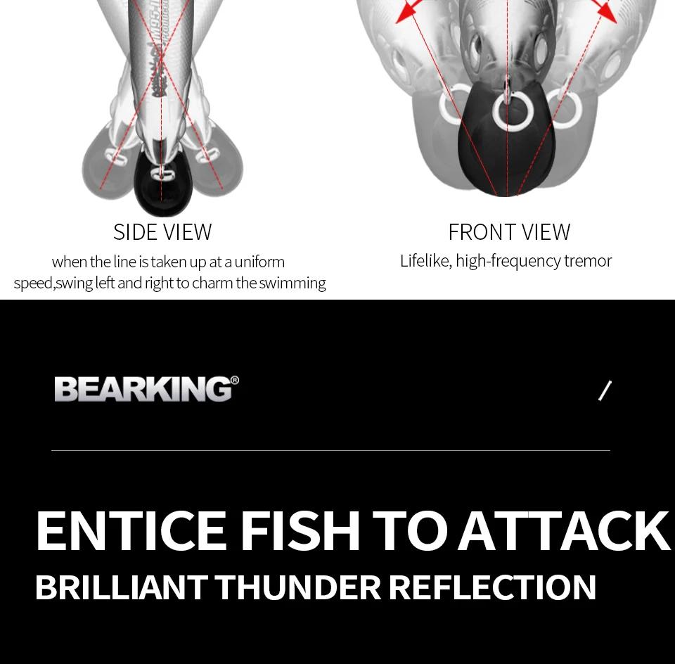 BEARKING Squad Minnow 95mm 14.8g 65mm 6g Tungsten weight system SP fishing lures assorted colors crank wobbler crank bait BEARKING Squad Minnow 95mm 14.8g 65mm 6g Tungsten weight system SP fishing lures assorted colors crank wobbler crank bait