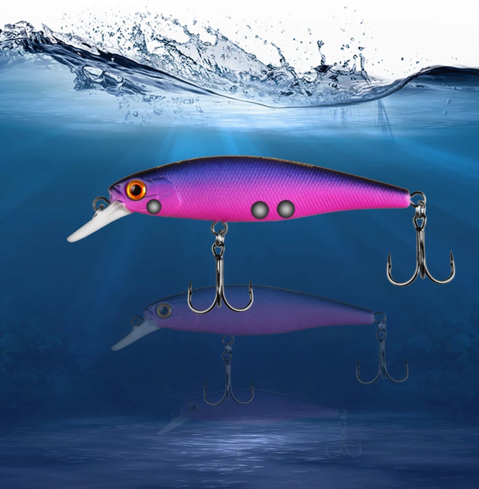 BEARKING Squad Minnow 95mm 14.8g 65mm 6g Tungsten weight system SP fishing lures assorted colors crank wobbler crank bait BEARKING Squad Minnow 95mm 14.8g 65mm 6g Tungsten weight system SP fishing lures assorted colors crank wobbler crank bait
