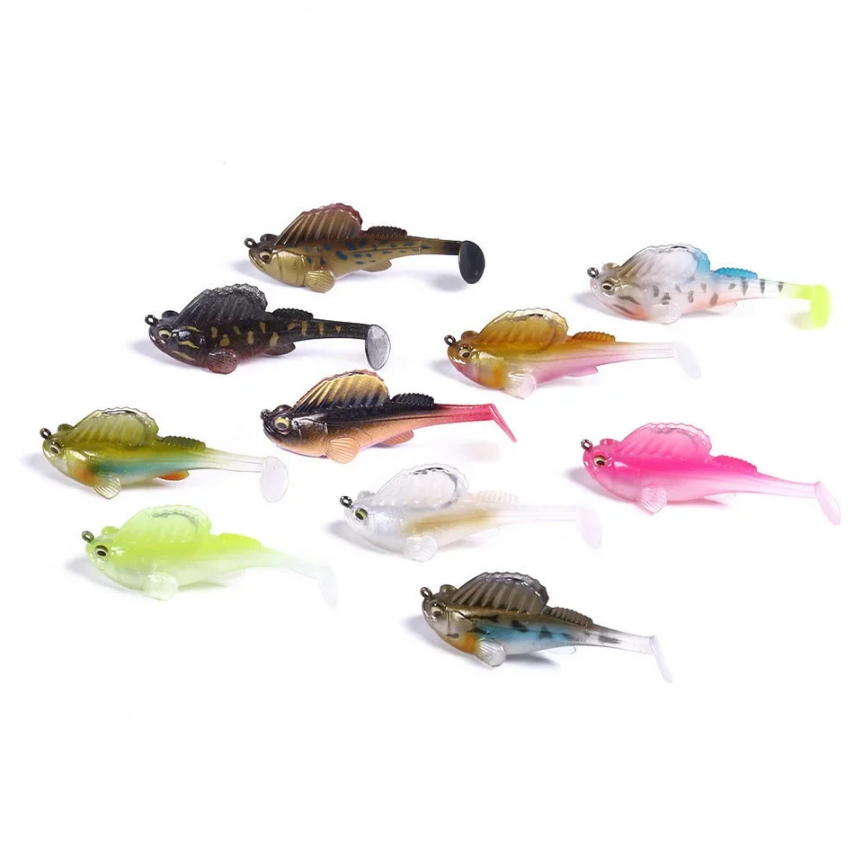 1pcs Silicone Dark Sleeper Wobbler Fishing Lure 7g 14g 20g Sinking Soft Lure Jig hook Swimbaits Bass Shad for Perch Tackle 1pcs Silicone Dark Sleeper Wobbler Fishing Lure 7g 14g 20g Sinking Soft Lure Jig hook Swimbaits Bass Shad for Perch Tackle