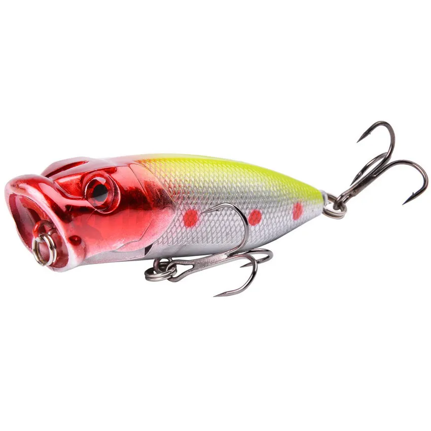 1Pcs 7cm 12g Popper Fishing Lure Hard Artificial Bait Topwater with 2 Treble Hooks Carp Fishing Lures Wobbler Crankbait Pesca topwater popper fishing lure 1Pcs 7cm 12g Popper Fishing Lure Hard Artificial Bait Topwater with 2 Treble Hooks Carp Fishing Lures Wobbler Crankbait Pesca