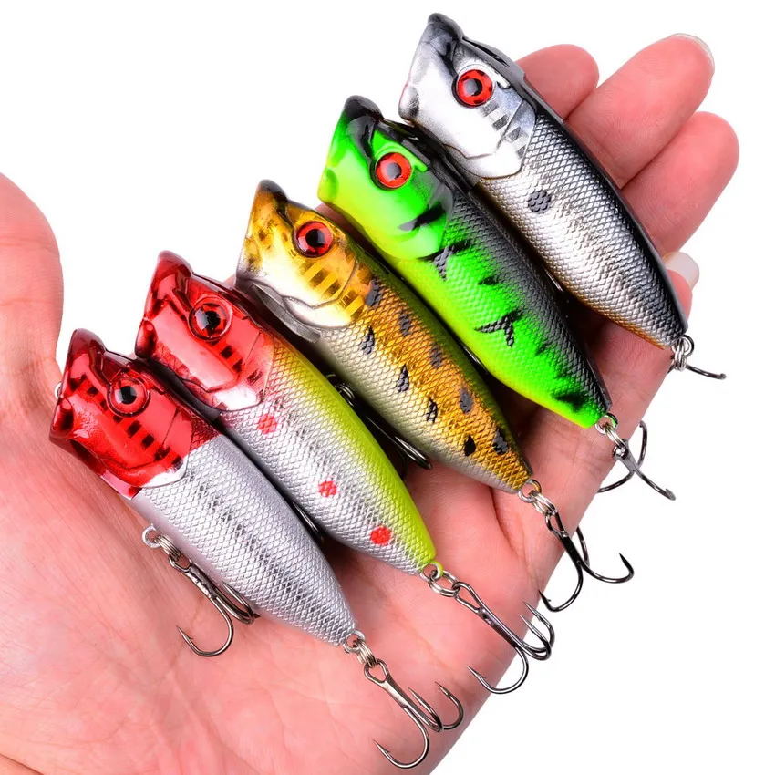 1Pcs 7cm 12g Popper Fishing Lure Hard Artificial Bait Topwater with 2 Treble Hooks Carp Fishing Lures Wobbler Crankbait Pesca topwater popper fishing lure 1Pcs 7cm 12g Popper Fishing Lure Hard Artificial Bait Topwater with 2 Treble Hooks Carp Fishing Lures Wobbler Crankbait Pesca