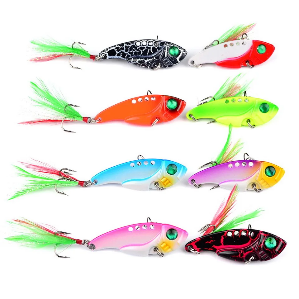 Fishing Lures Spoon For Pike 50mm 10.5g 8 Color With Treble Hook Spoon Wobble Metal Hard Bait Vib Spoonbait Fishing Tackle Lures pike spoon bait Fishing Lures Spoon For Pike 50mm 10.5g 8 Color With Treble Hook Spoon Wobble Metal Hard Bait Vib Spoonbait Fishing Tackle Lures