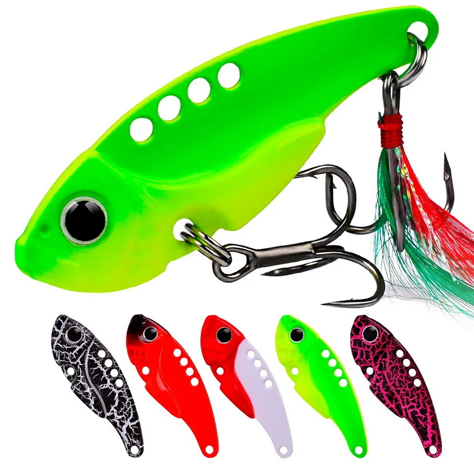 Fishing Lures Spoon For Pike 50mm 10.5g 8 Color With Treble Hook Spoon Wobble Metal Hard Bait Vib Spoonbait Fishing Tackle Lures pike spoon bait Fishing Lures Spoon For Pike 50mm 10.5g 8 Color With Treble Hook Spoon Wobble Metal Hard Bait Vib Spoonbait Fishing Tackle Lures
