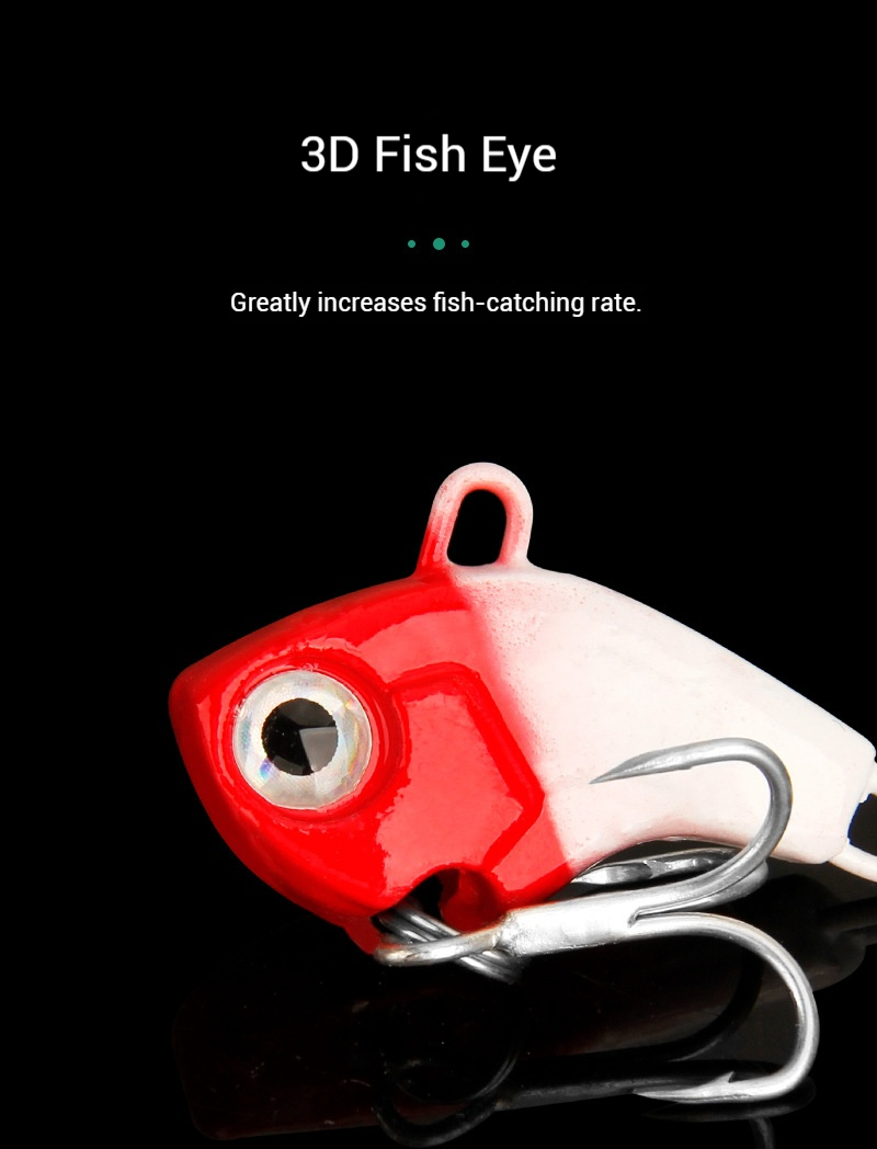 5Pcs/Box Metal Mini VIB With Spoon Fishing Lure 5g 7g 10g 14g Fishing Tackle Pin Crankbait Vibration Spinner Sinking Bait