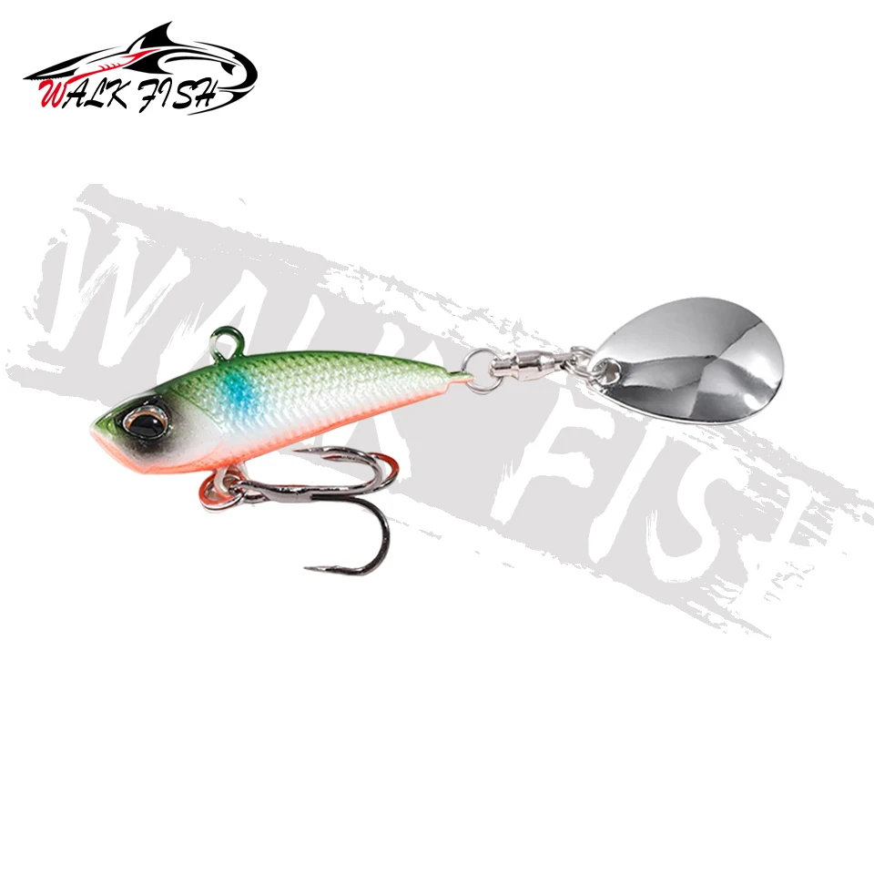 WALK FISH 7g 11g 15g 21g Spinner Bait Metal VIB Fishing Lure Rotating Tail Vibration Sequins Japan Wobbler Trolling Bait Pesca WALK FISH 7g 11g 15g 21g Spinner Bait Metal VIB Fishing Lure Rotating Tail Vibration Sequins Japan Wobbler Trolling Bait Pesca