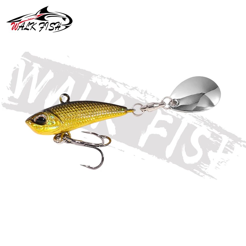 WALK FISH 7g 11g 15g 21g Spinner Bait Metal VIB Fishing Lure Rotating Tail Vibration Sequins Japan Wobbler Trolling Bait Pesca WALK FISH 7g 11g 15g 21g Spinner Bait Metal VIB Fishing Lure Rotating Tail Vibration Sequins Japan Wobbler Trolling Bait Pesca